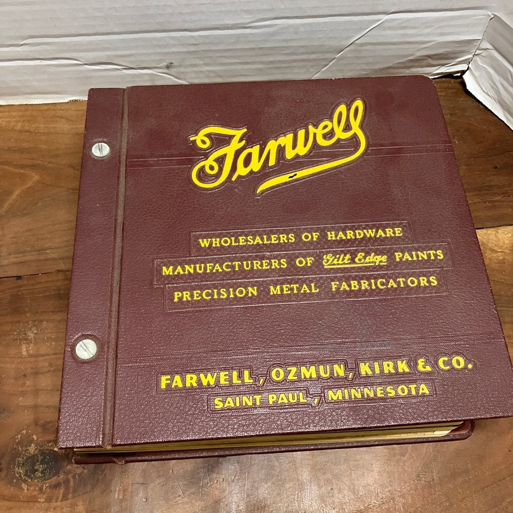 Farwell Hardware Catalog 1955 Farwell, Ozmun, Kirk & Co. St. Paul MN Vintage
